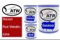 Preview: Nissan, Red Metallic, AW4: 1L Lackdose + 1L Klarlack + 500ml Härter - Set, von ATW Autoteile West.